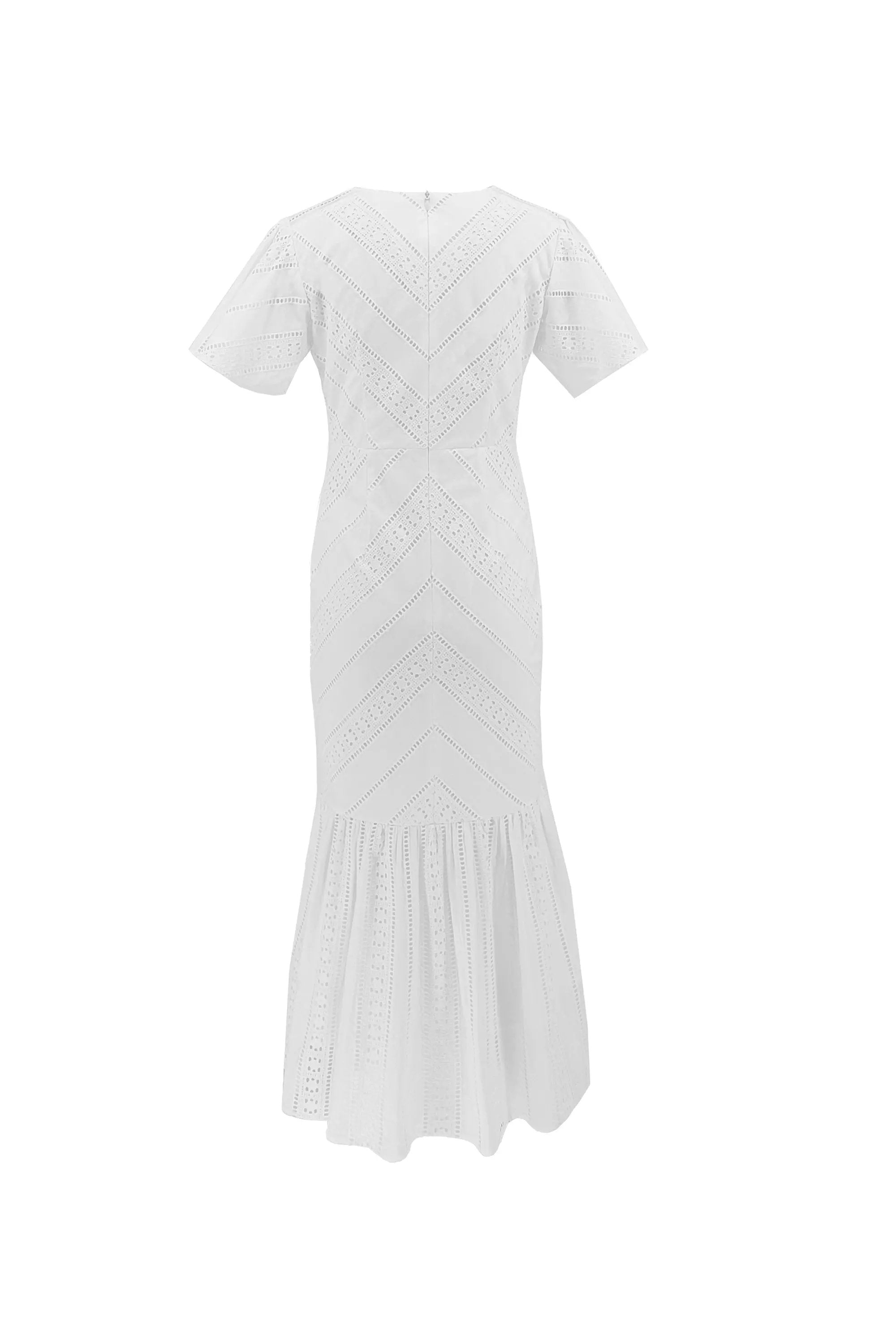 Ladies Summer Elegant Retro Gentle Fishtail Dress ULA